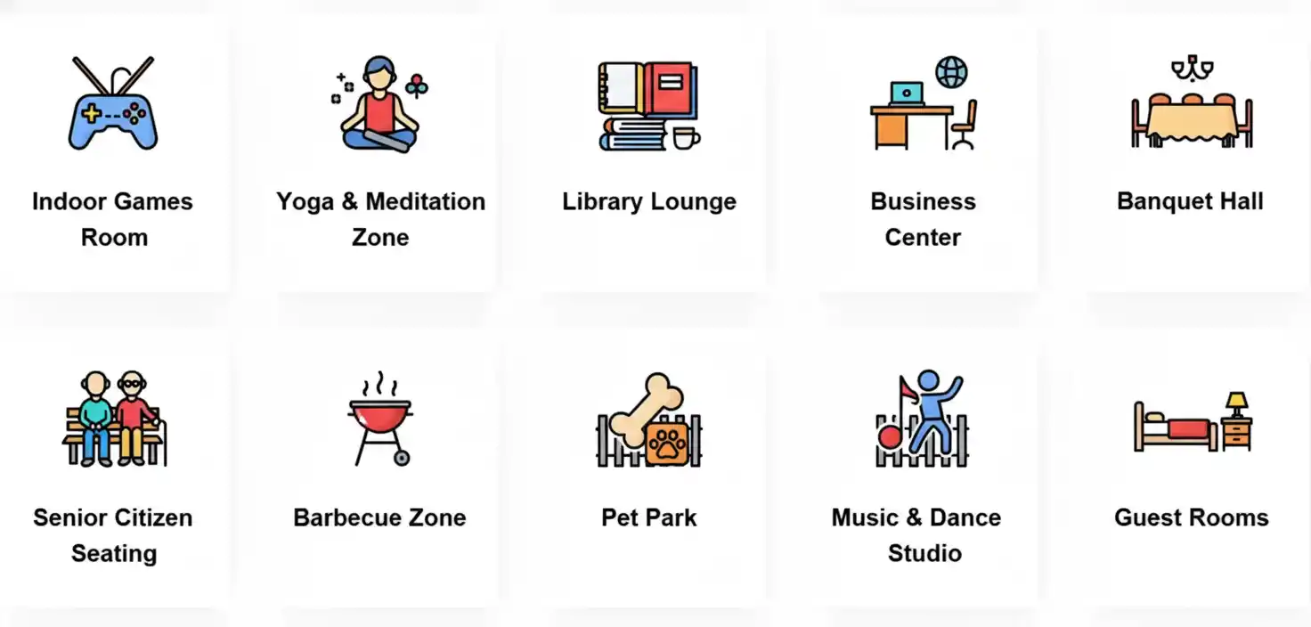 Clubhouse, Pool & Sports At Birla Trimaya – Phase 4